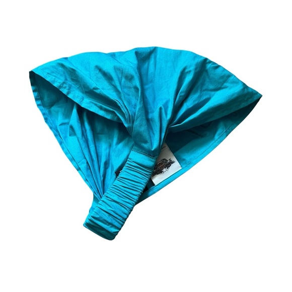 Harley-Davidson Teal Cotton Headwrap Bandana – Rhinestone Logo – One Size - Picture 2 of 3